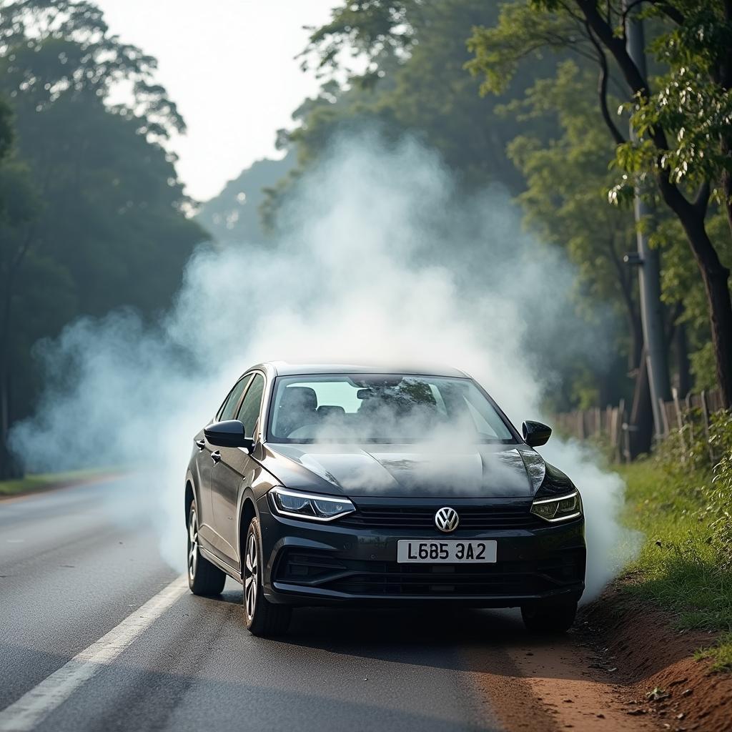 Car Overheating on Palakkad Main Road due to lack of water service