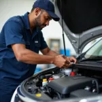 Checking Coolant Levels in a Car near Rajakilpakkam