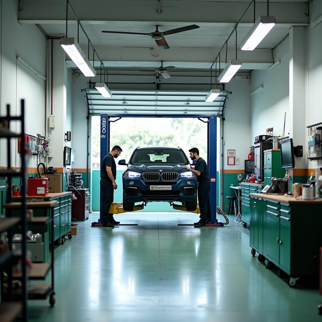 Castrol Pitstop Bangalore Service Bay