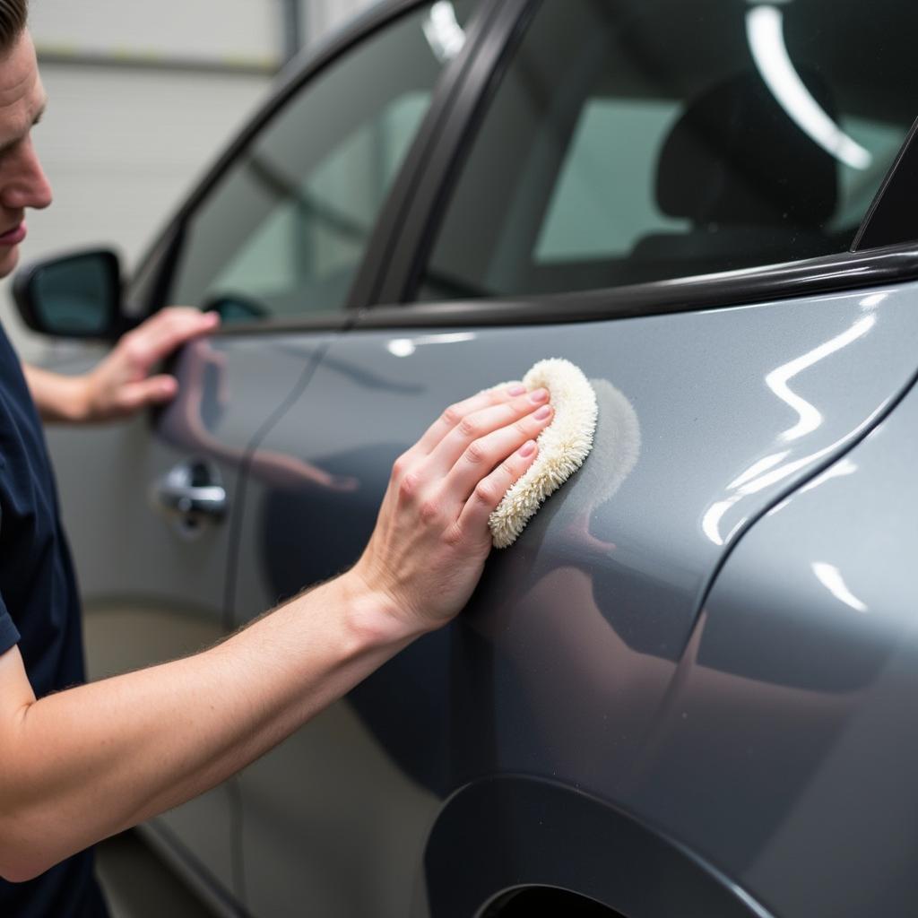 Applying Ceramic Coating to a Vehicle in Gold Coast West