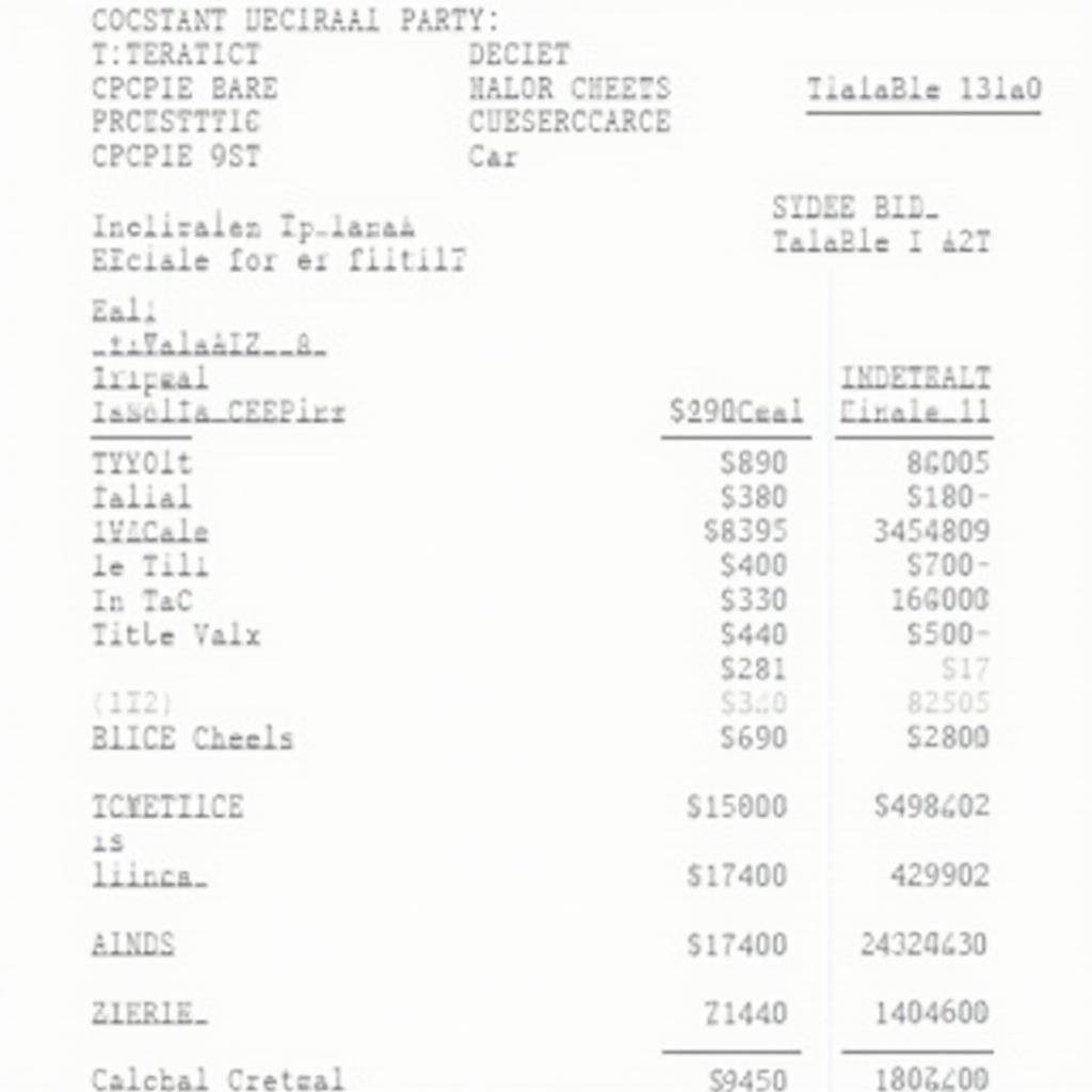 What is the CGST for Car Service?