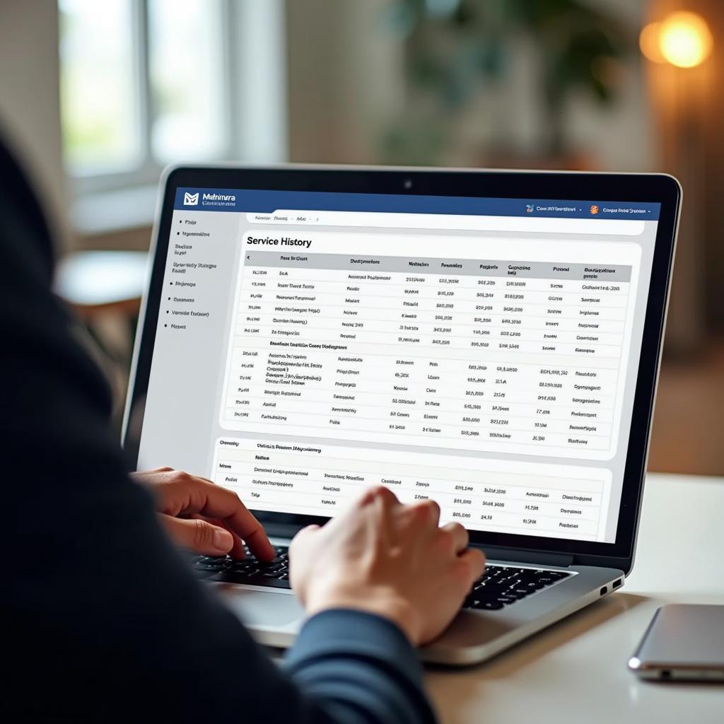Checking Mahindra Car Service Records Online
