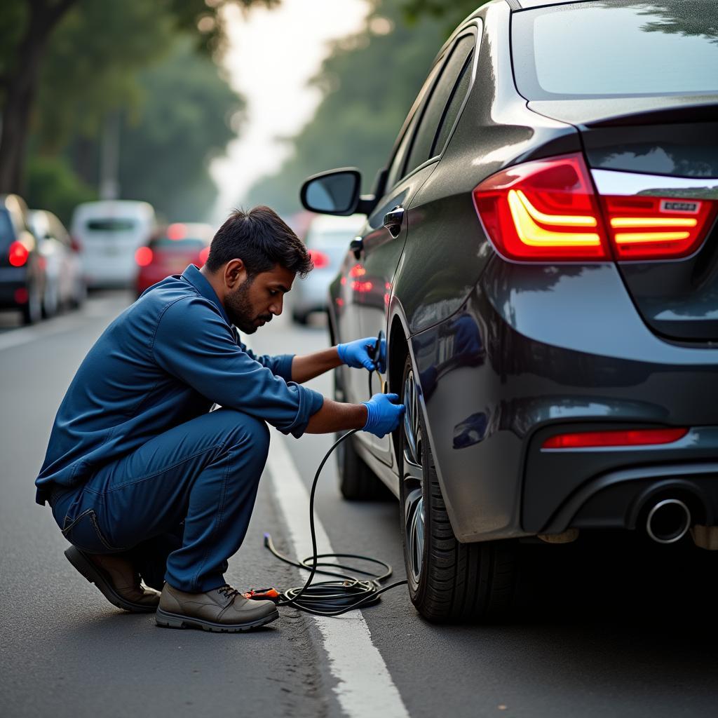 Chennai Roadside Assistance for Car Punctures