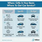 Choosing Car Service Based on Needs: Warranty, Age, Repair Type, Budget