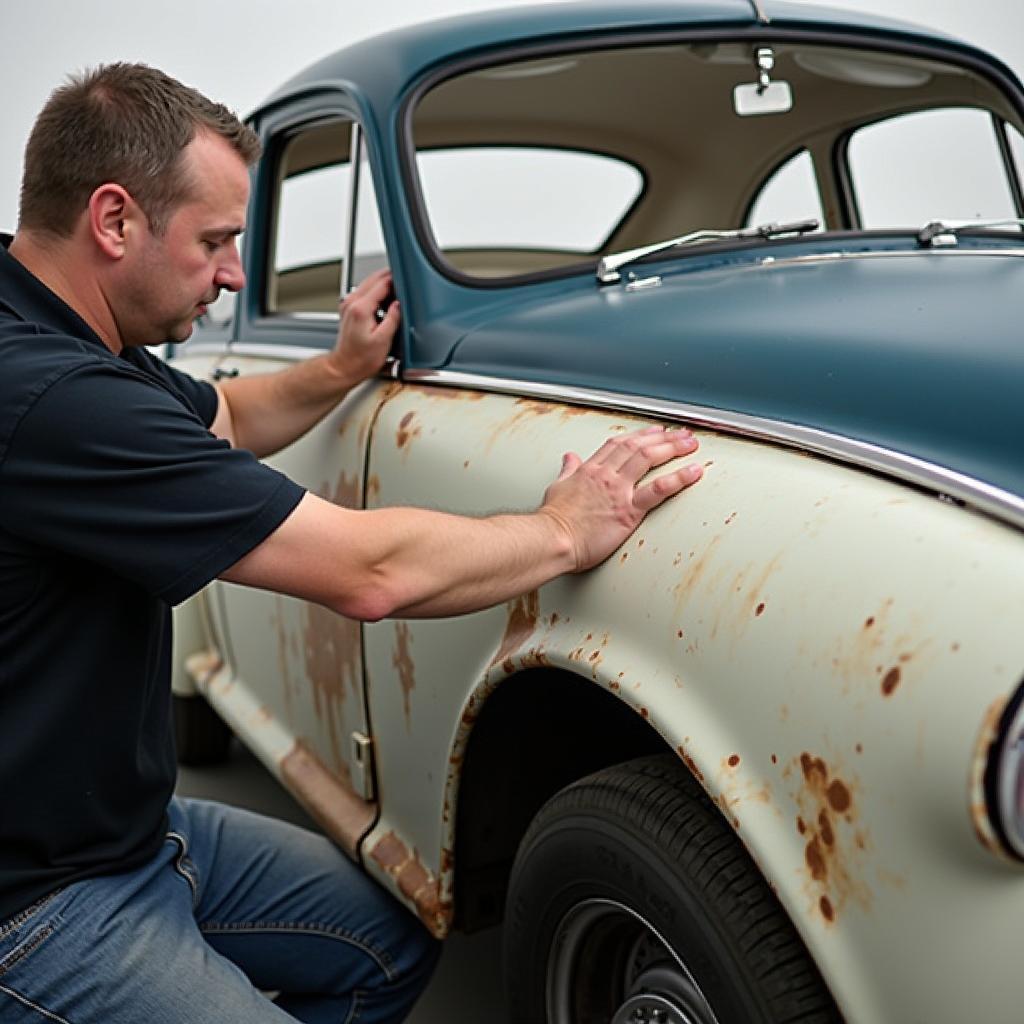 Classic Car Bodywork Restoration in Auckland