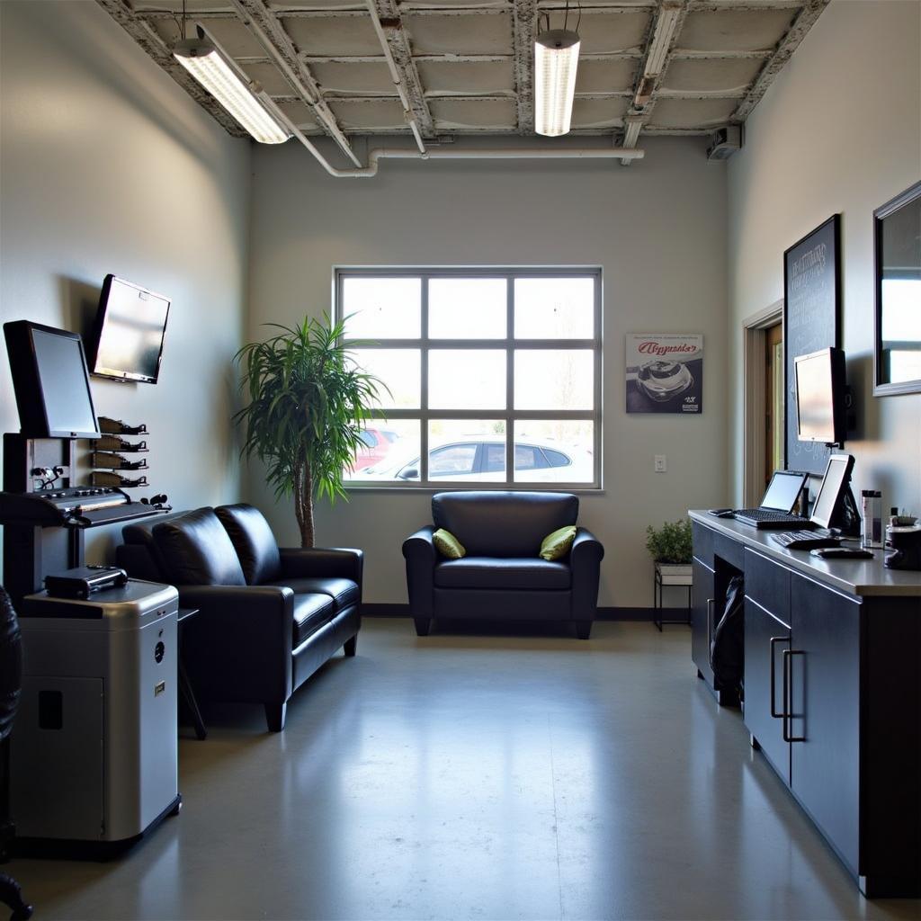 Modern and Clean Auto Repair Shop Interior in Colorado Springs