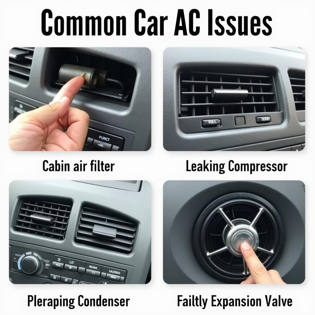 Examples of Common Car AC Problems