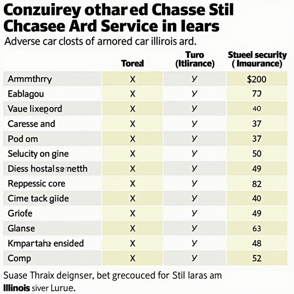 Comparing Armored Car Service Costs in Illinois