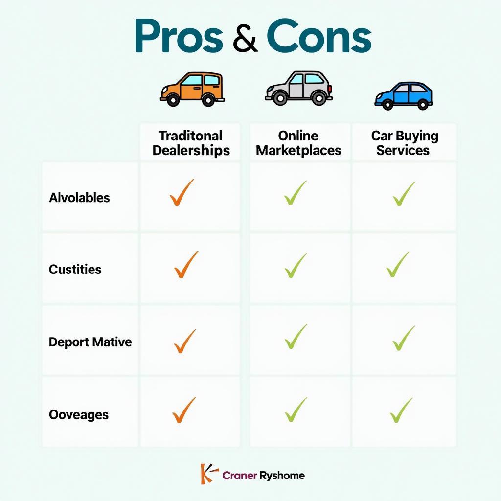 Comparing Different Car Buying Options