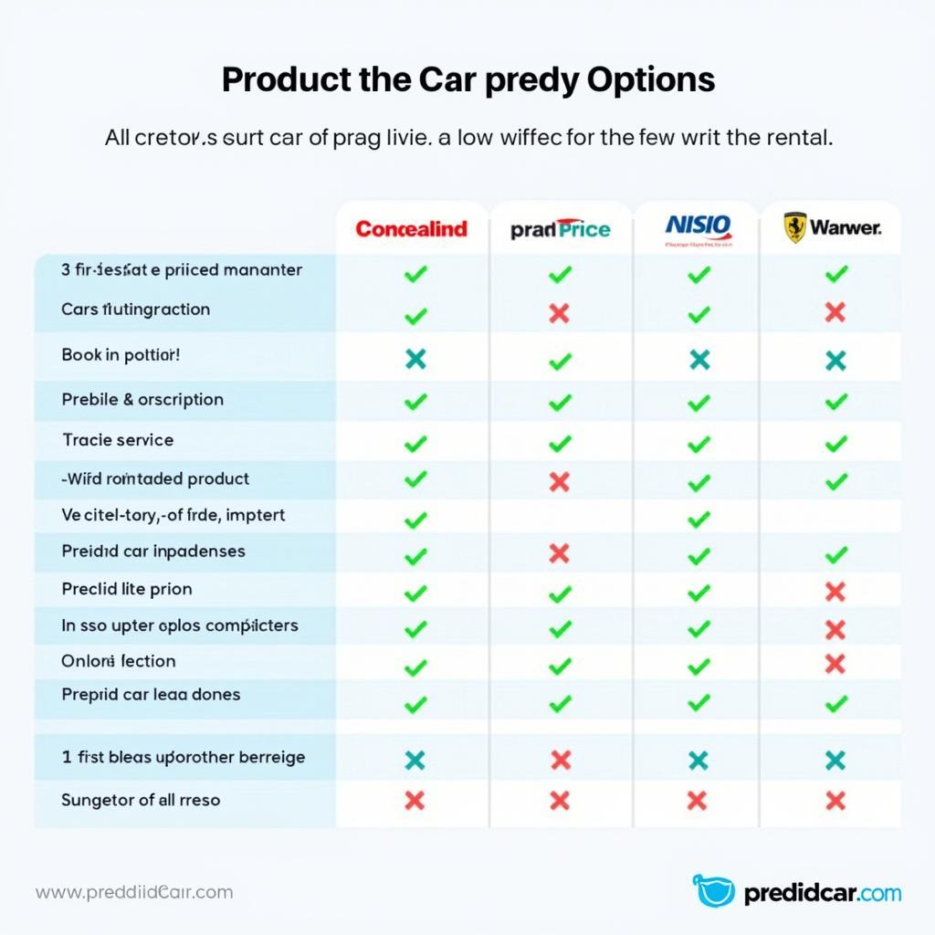 Comparing Car Rental Options