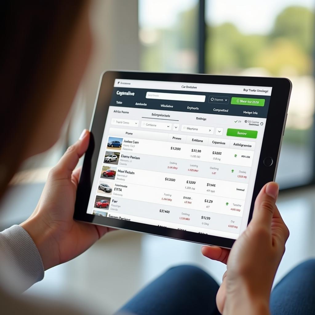 Comparing Car Rental Prices Online