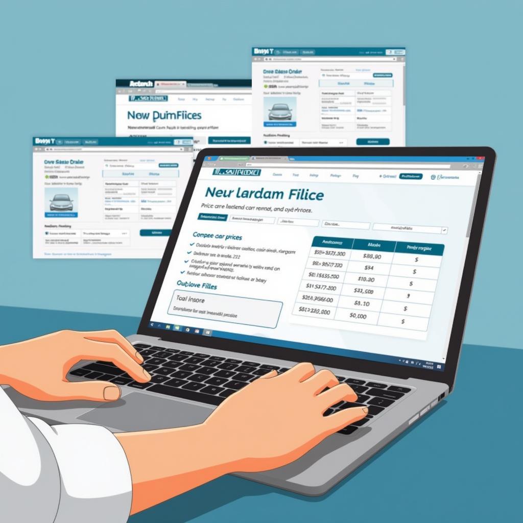 Comparing Car Rental Prices Online Using Different Websites and Filters