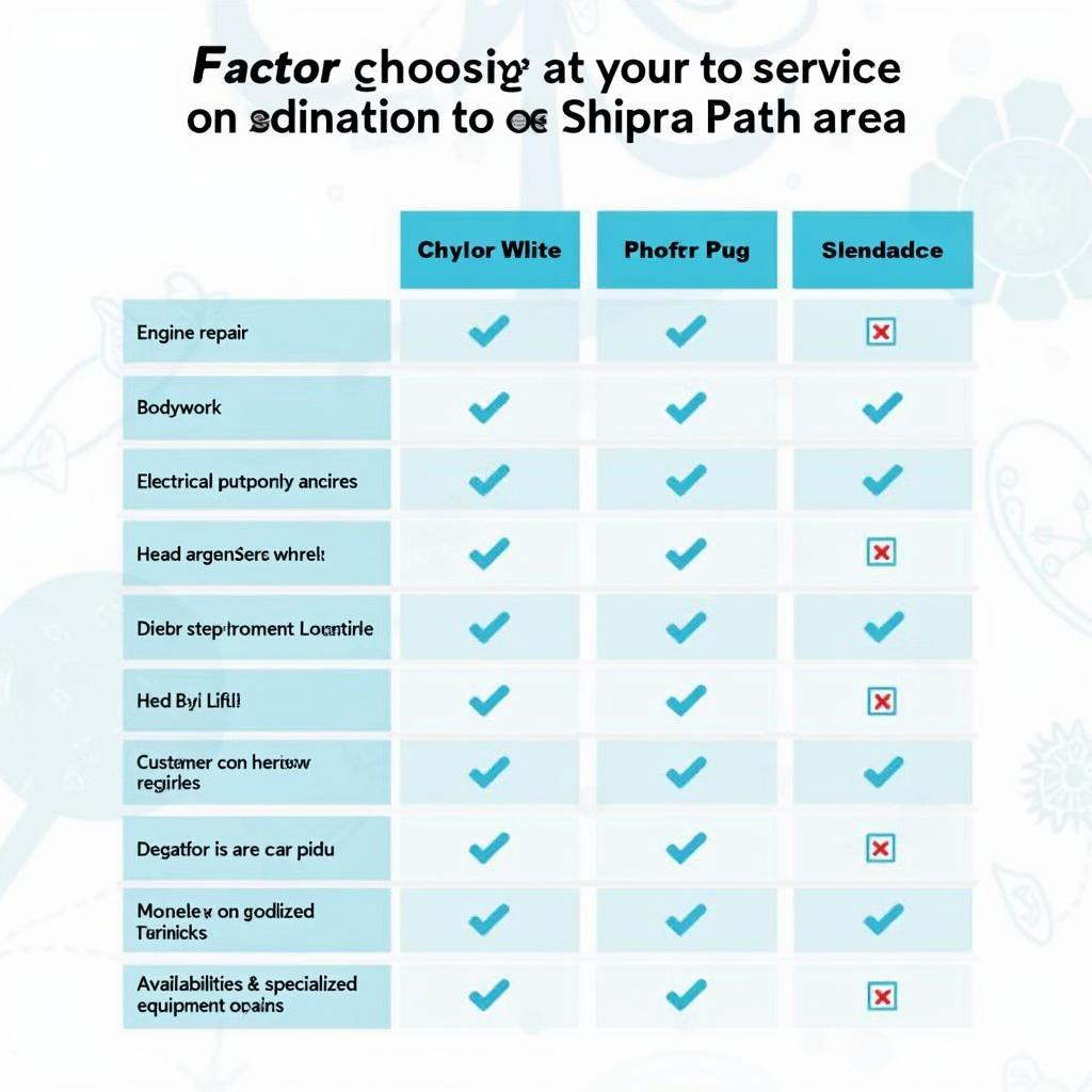 Comparing Different Car Service Providers on Shipra Path