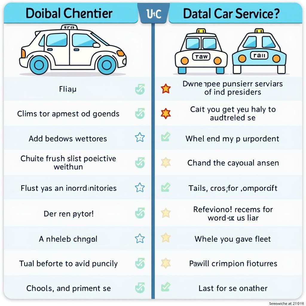 Comparing Car Services in Greenwich