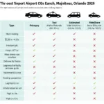 Comparing Orlando Airport Car Services Options