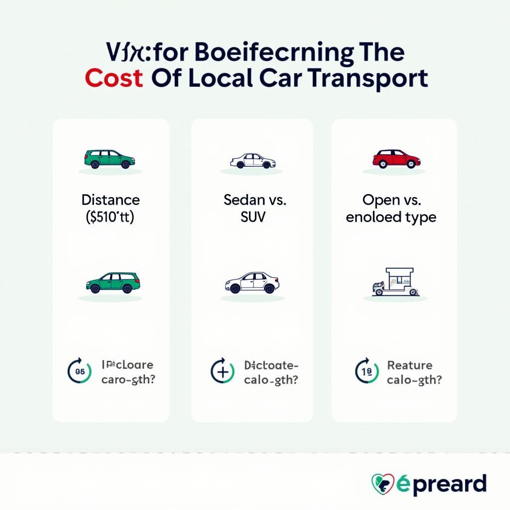 Key Factors Influencing Local Car Transport Costs