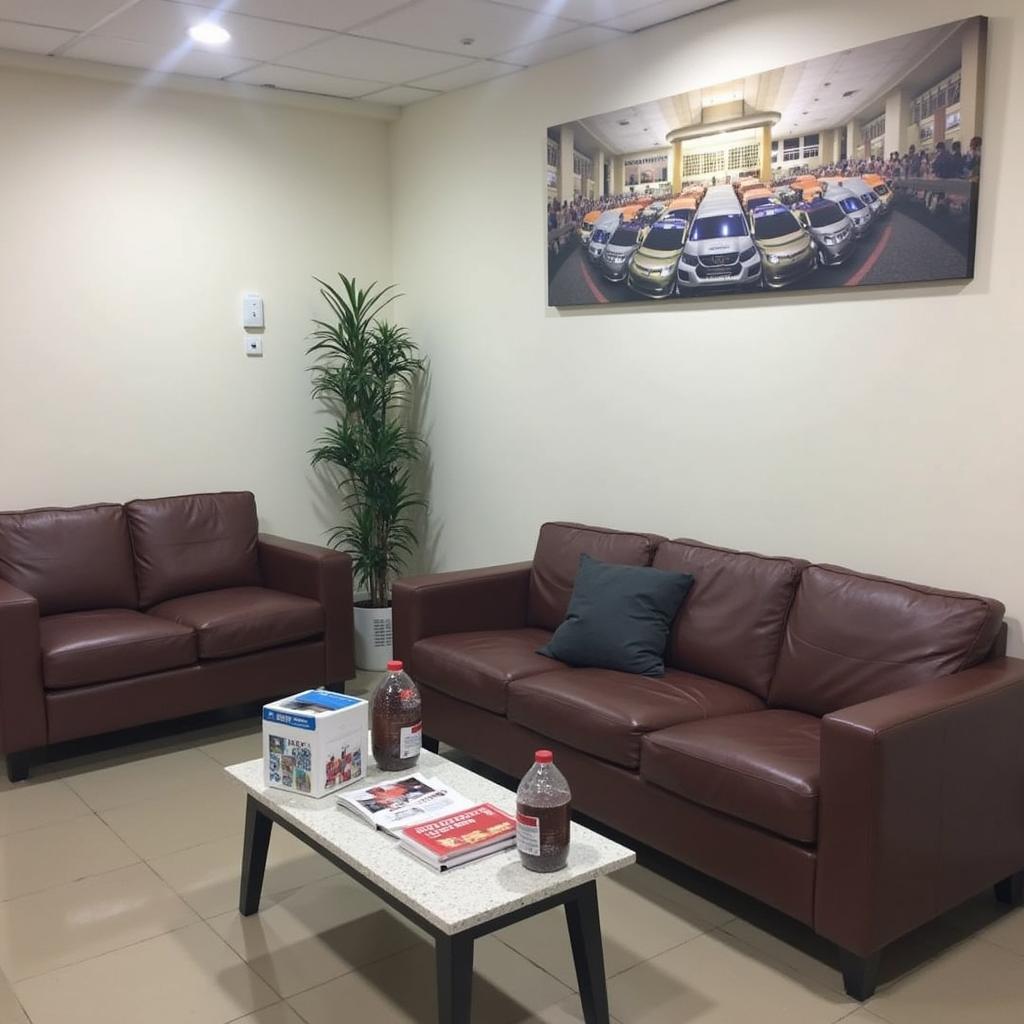 Comfortable Customer Lounge at a Honda Service Center Near Kanakapura Road