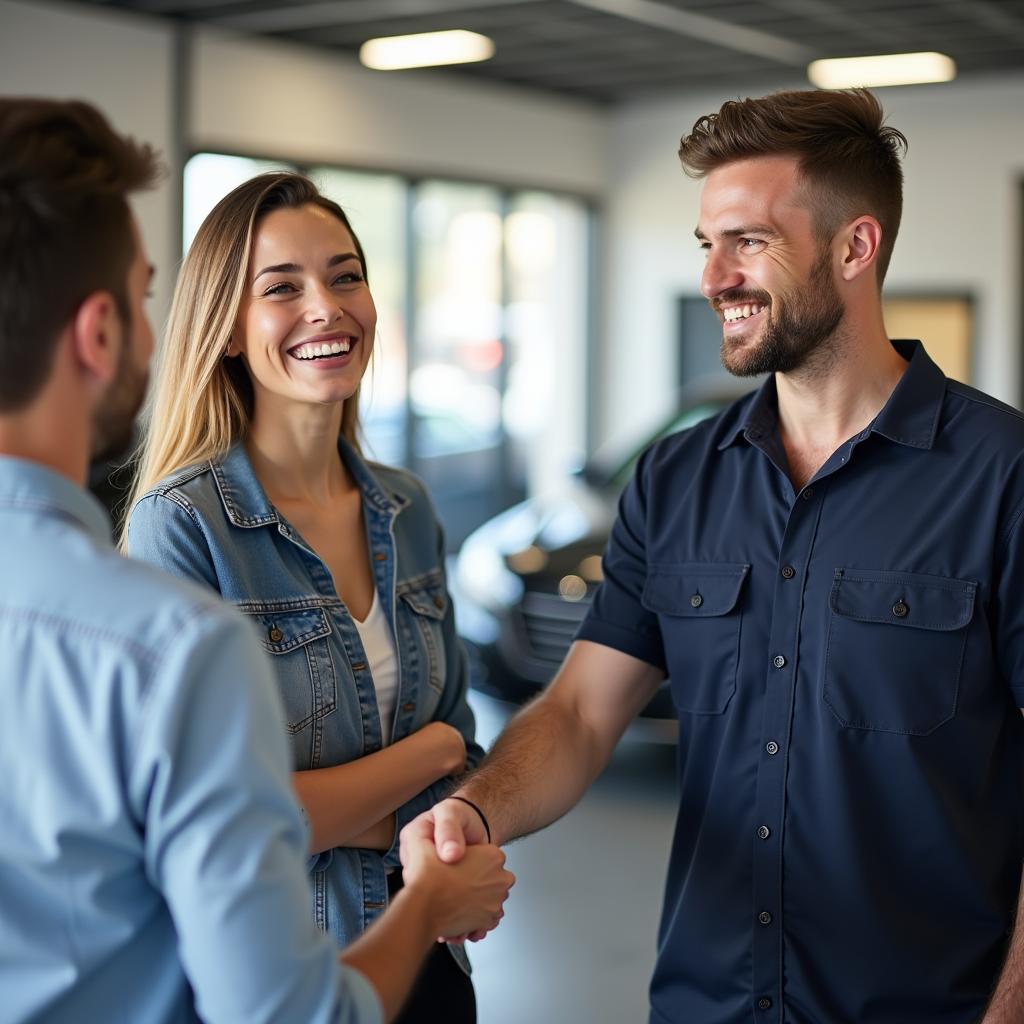 Happy Customer at Brandon Car Service