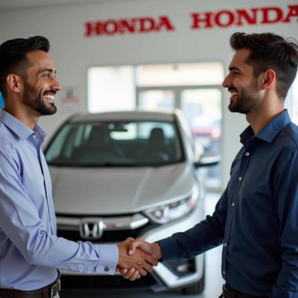 Satisfied Customer at Honda Service Centre in Assam