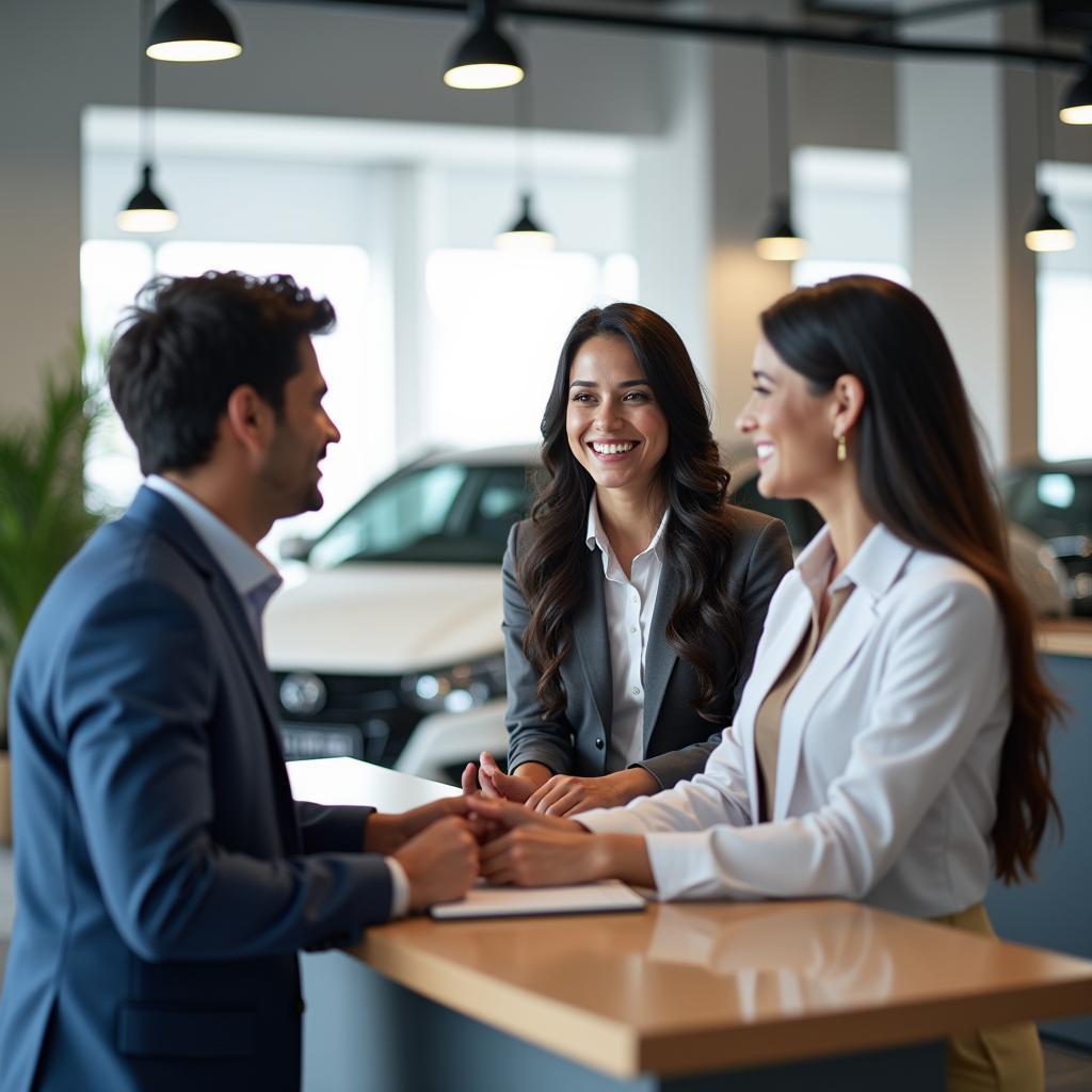 Customer Service at a Car Service Center in Pune