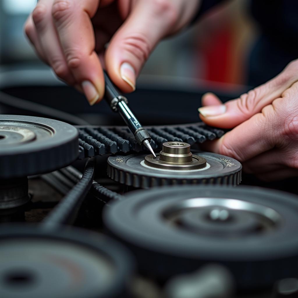 CVT Transmission Belt Inspection