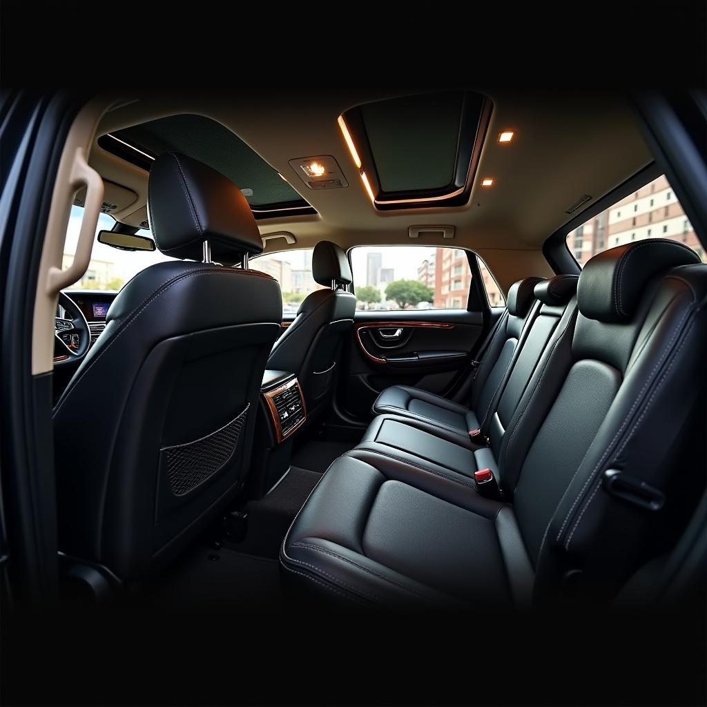 Dallas Car Service Luxury Vehicle Interior