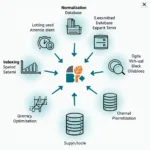 Database Performance Optimization Techniques Diagram