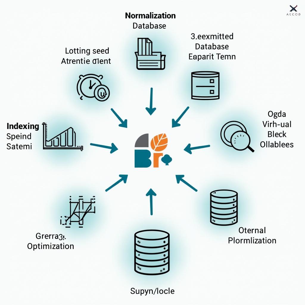 Database Performance Optimization Techniques Diagram