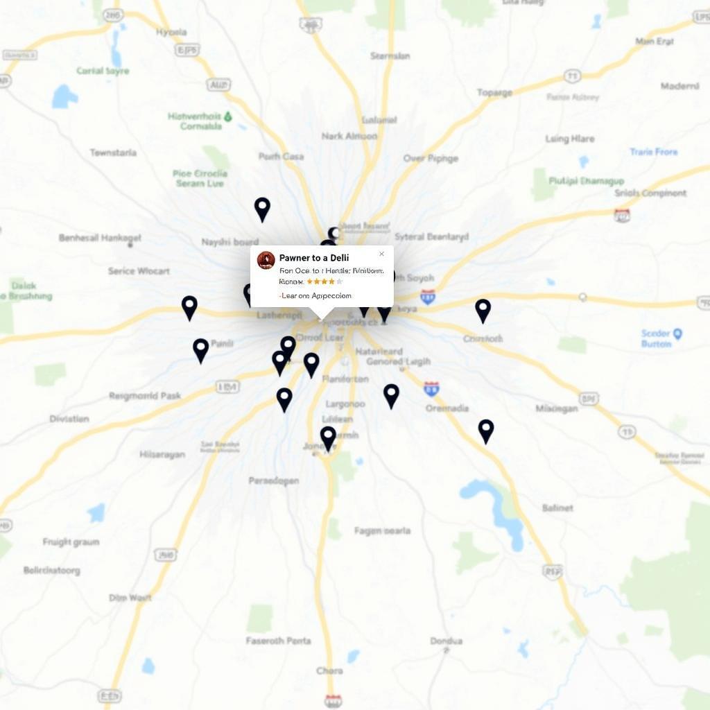 Locating Car Service Centers Across Delhi