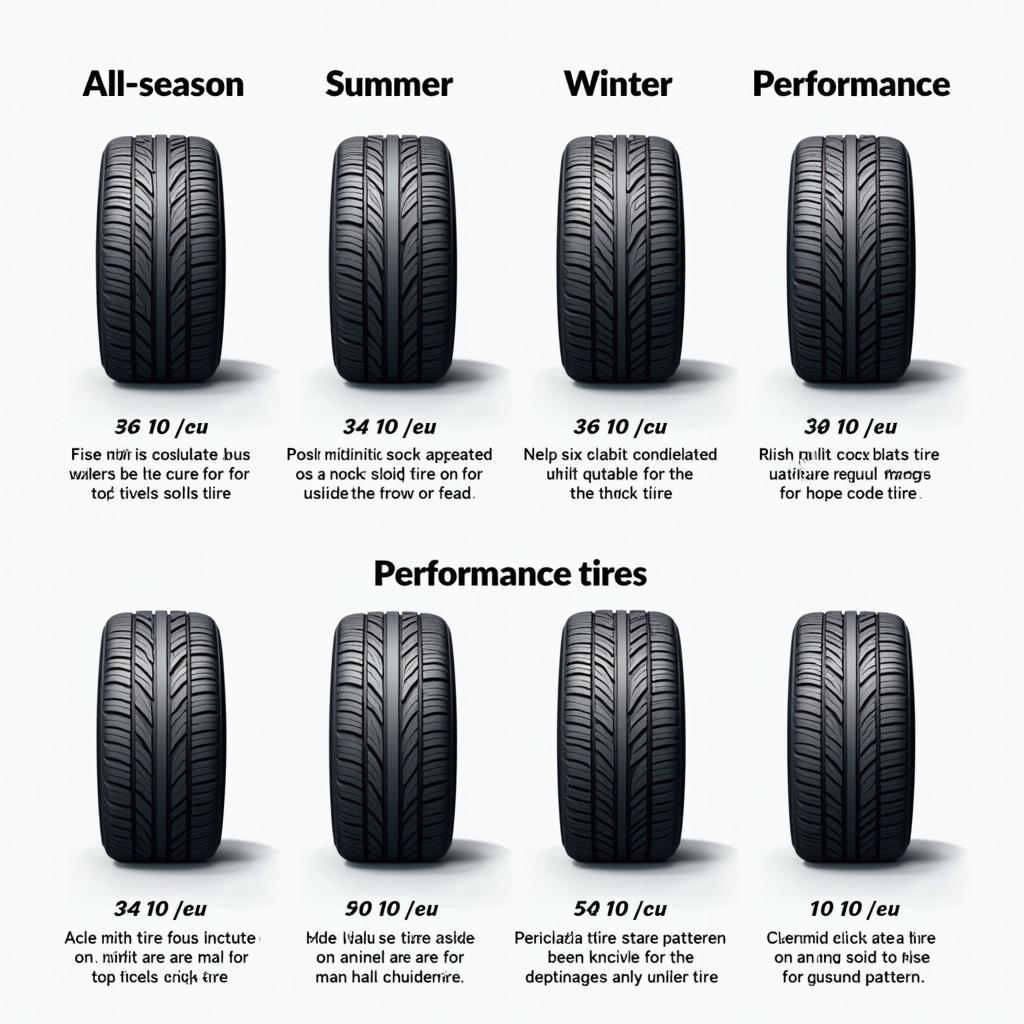 Different Types of Car Tires for Various Driving Conditions