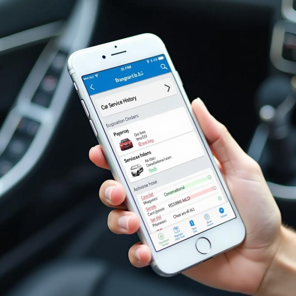 Digital Car Service History App