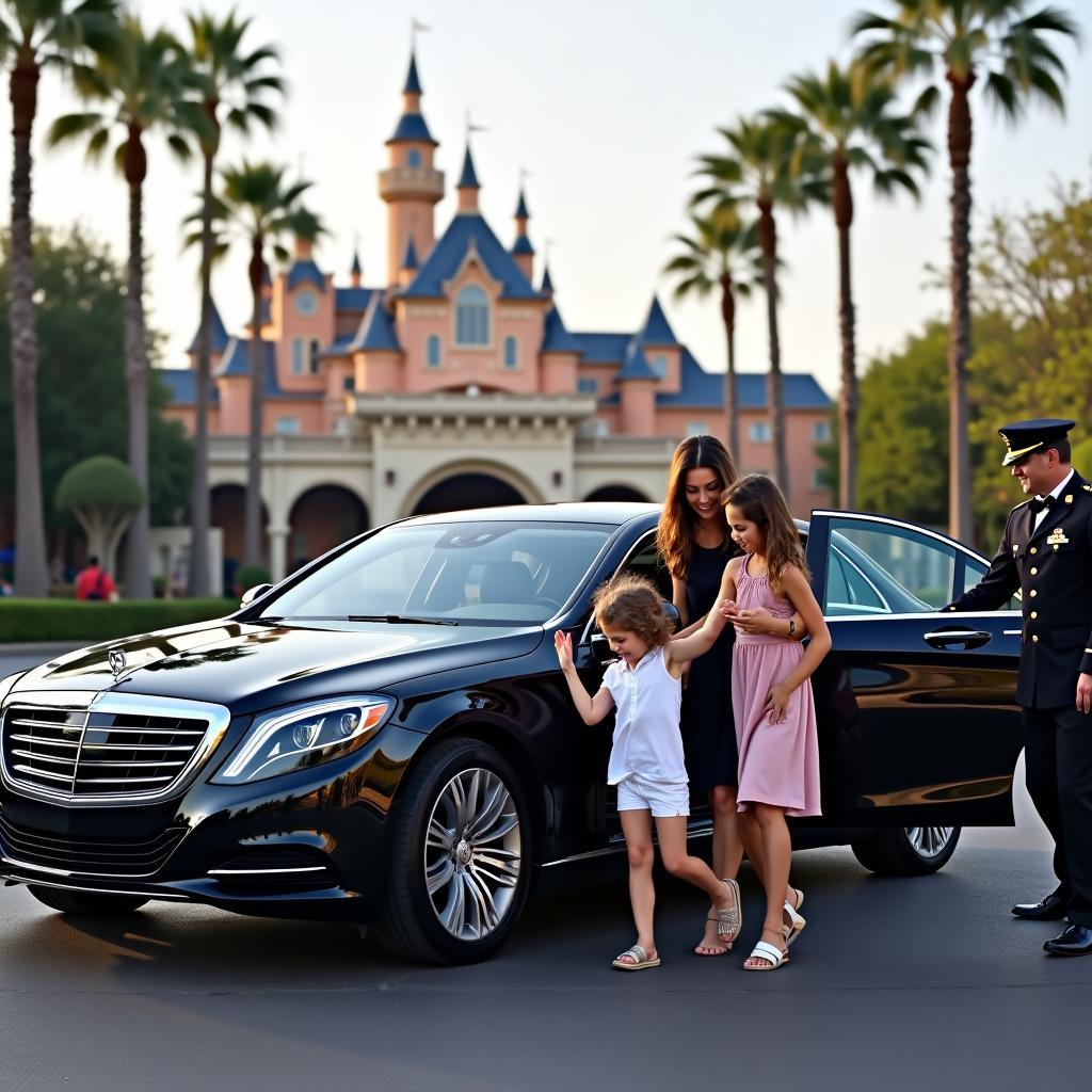 Disneyland Car Service Arrival