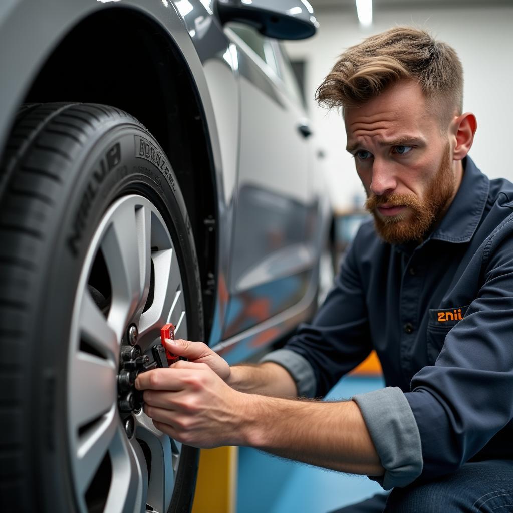 DIY Tyre Repair Caution