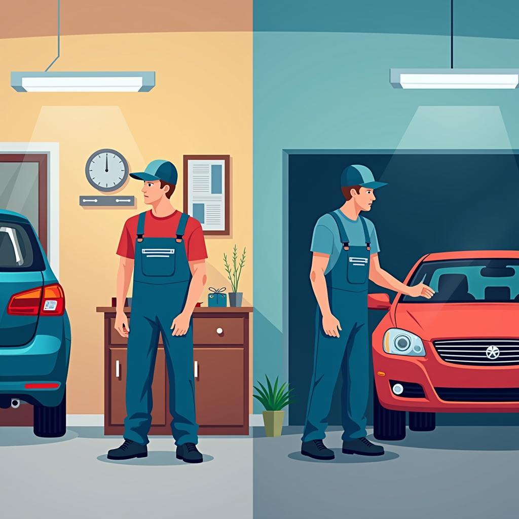 Doorstep Car Service vs. Traditional Garage in Chandigarh