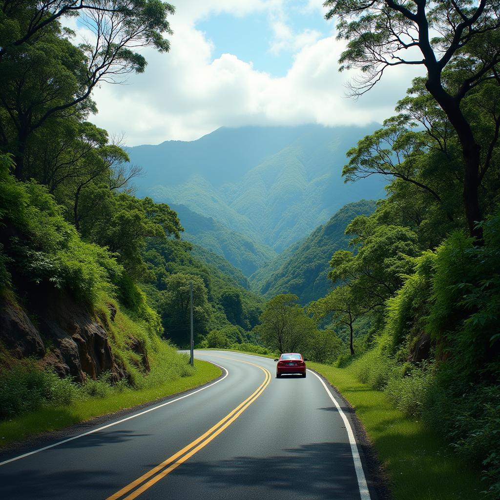 Driving on Scenic Routes in Costa Rica