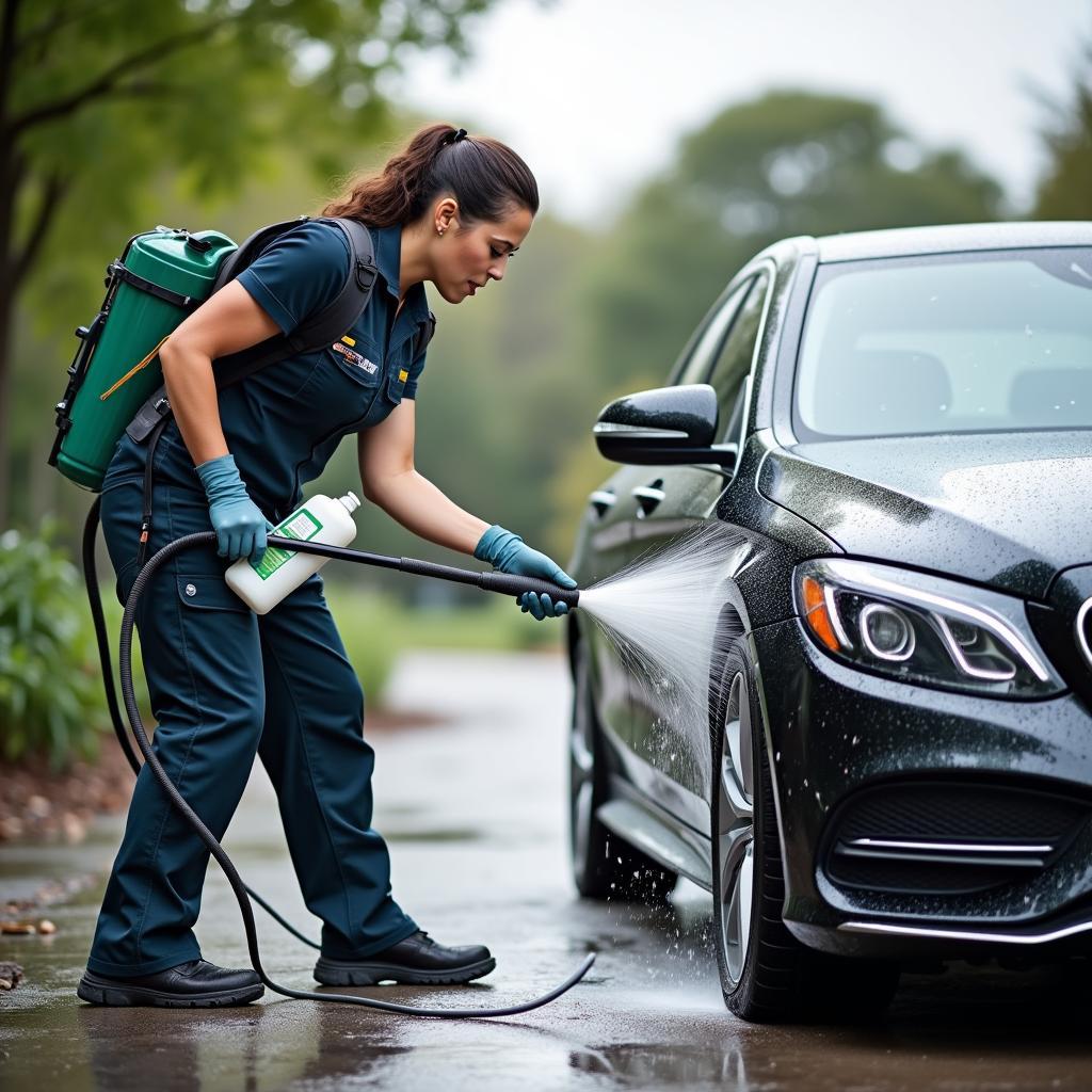 Eco-Friendly Car Wash at Home