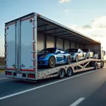 Enclosed Car Transport Truck Securely Moving Vehicles