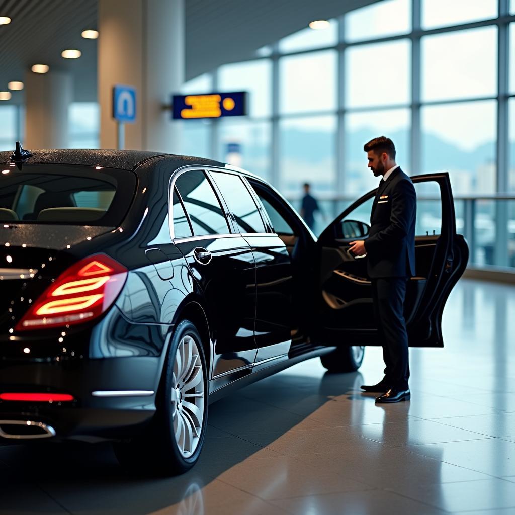 Luxury Limousine Service at Airport Pickup