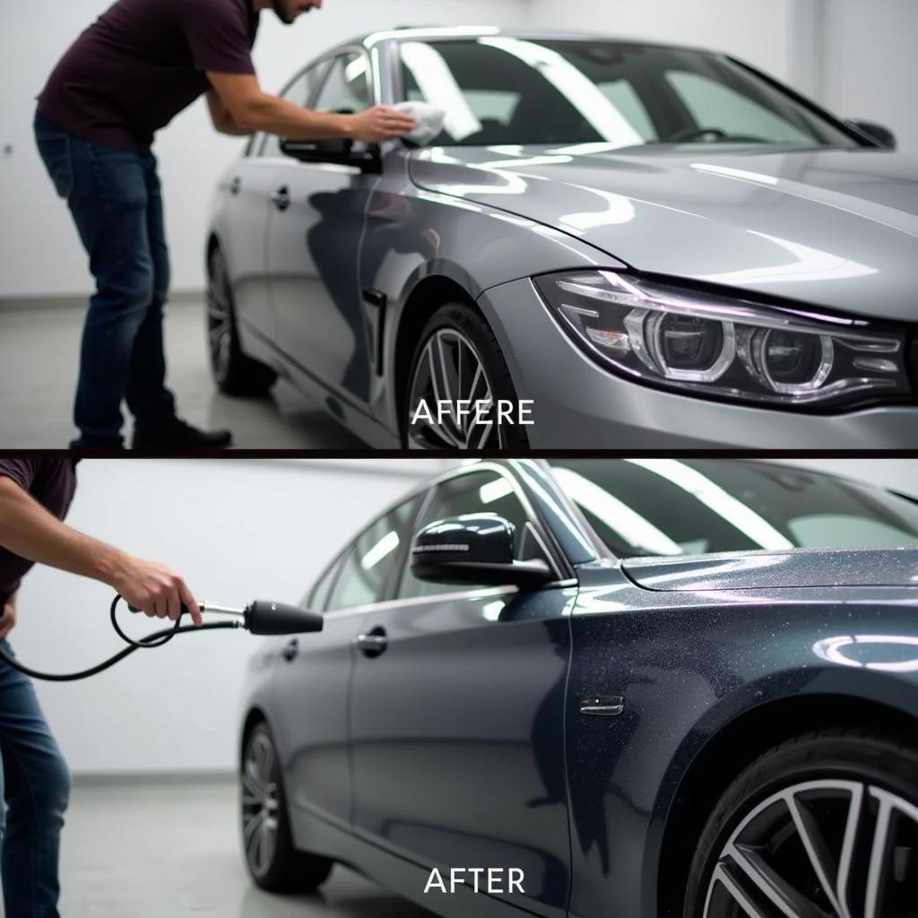 Exterior car detailing services in Dandenong involve washing, decontamination, clay bar treatment, polishing and protecting the paintwork.