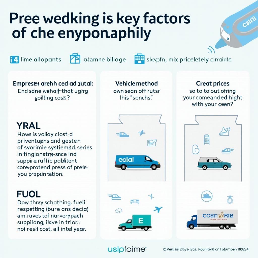 Factors Affecting Car Shipping Costs Infographic