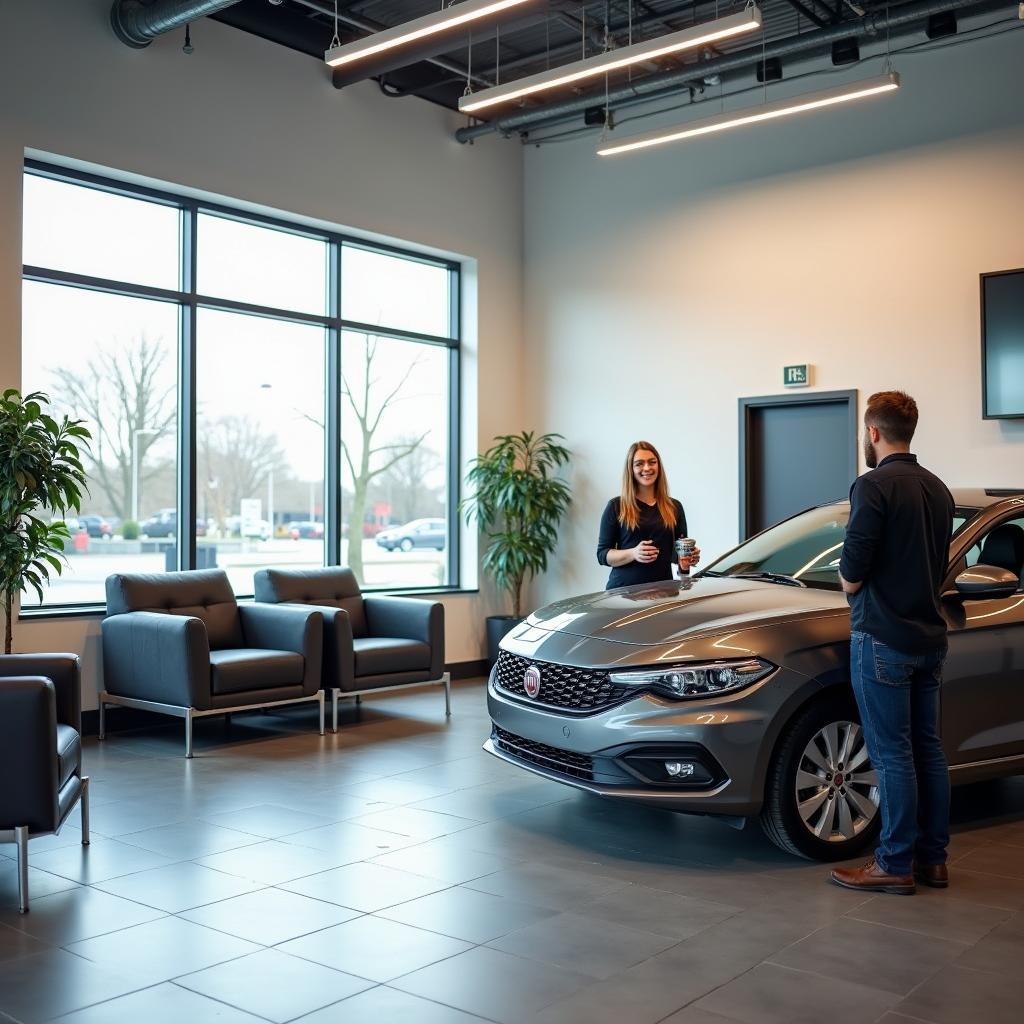 Fiat Linea Service Center Reception and Waiting Area