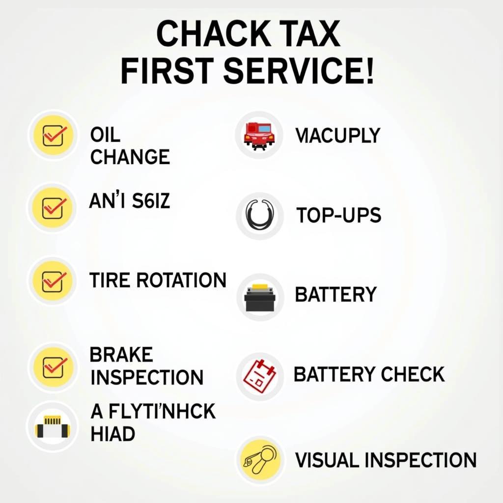 First Car Service Checklist