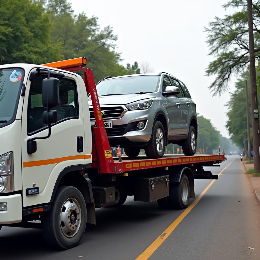 Flatbed Tow Truck in Murgesh Palya