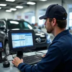 Modern Diagnostic Tools in a Fors Car Service Center