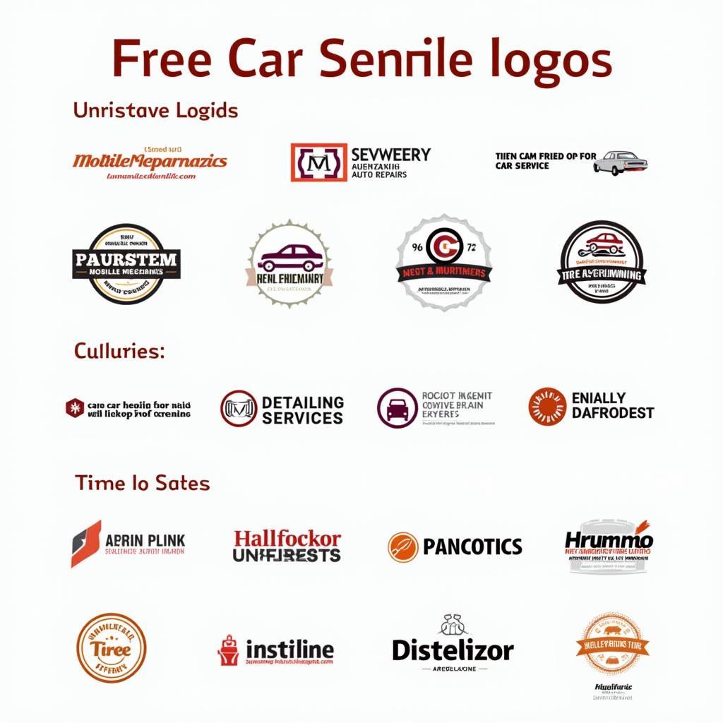 Free Car Services Logo: Boost Your Brand with a Professional Touch