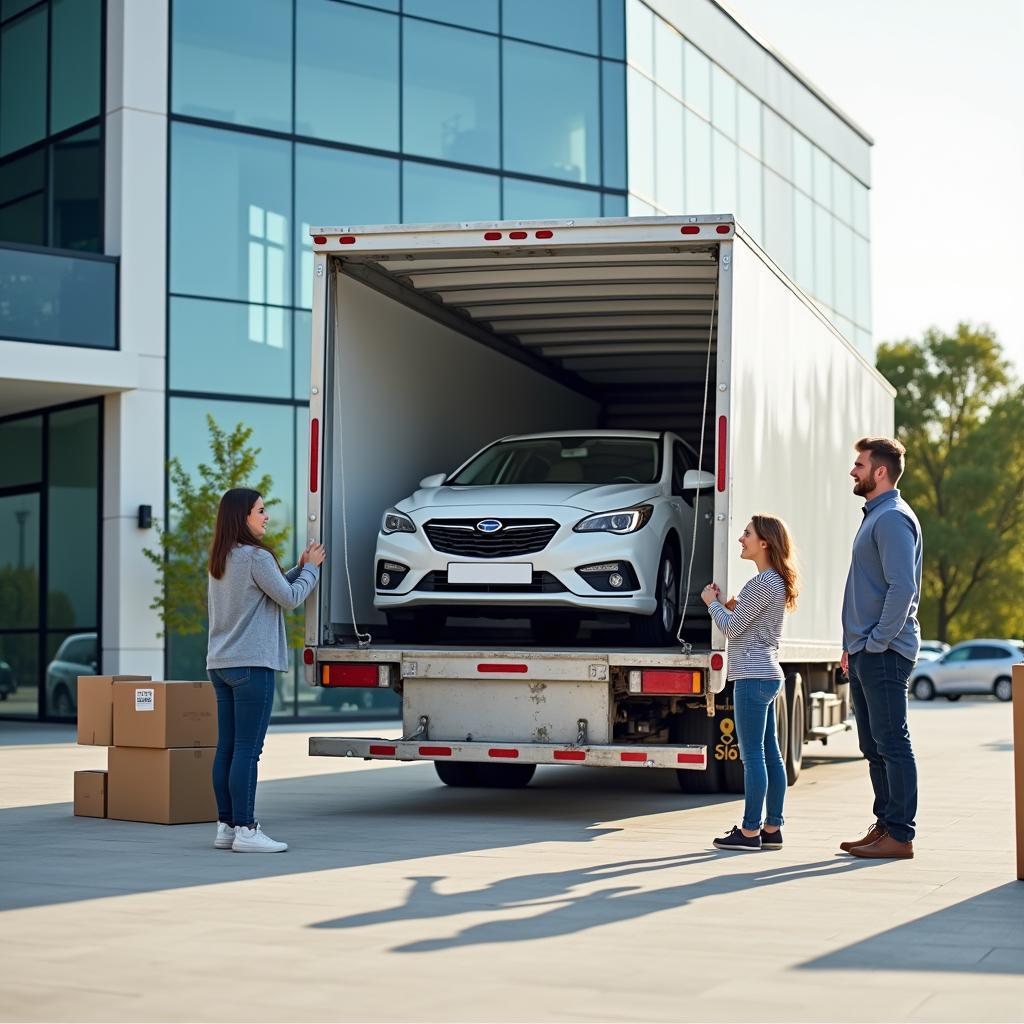 Free Car Transport during Relocation