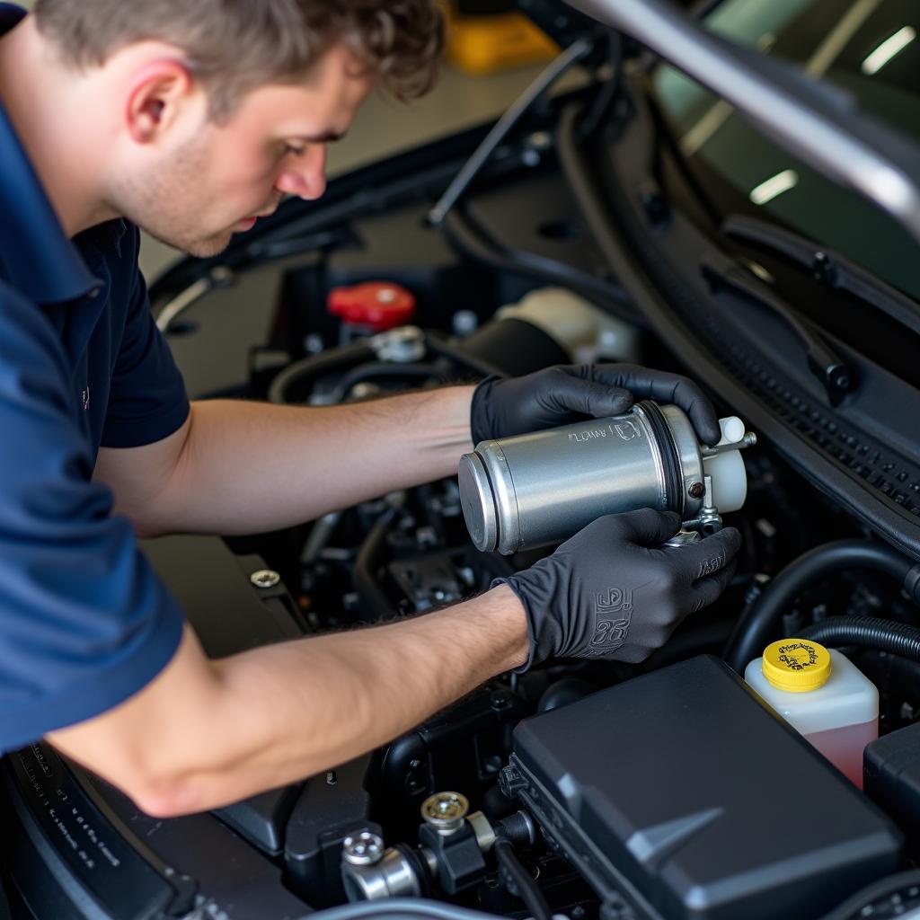 Replacing a Car Fuel Pump