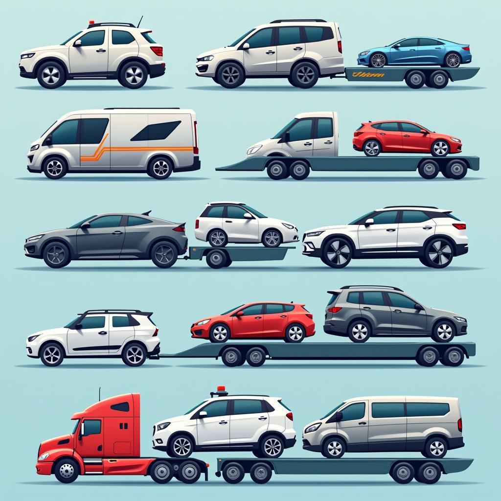 Future Concepts for Car Carrier Service Icons