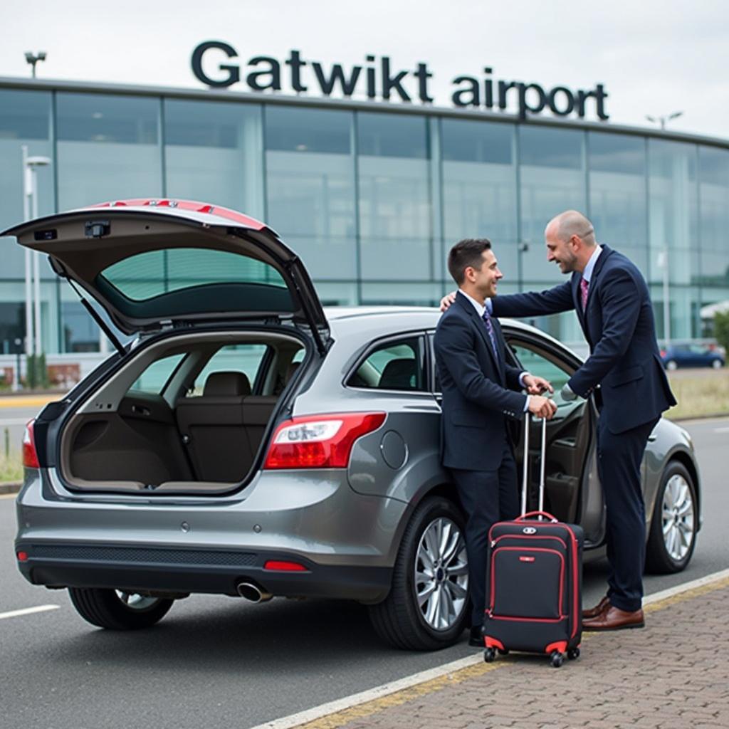 Arrival at Gatwick Airport with Car Service