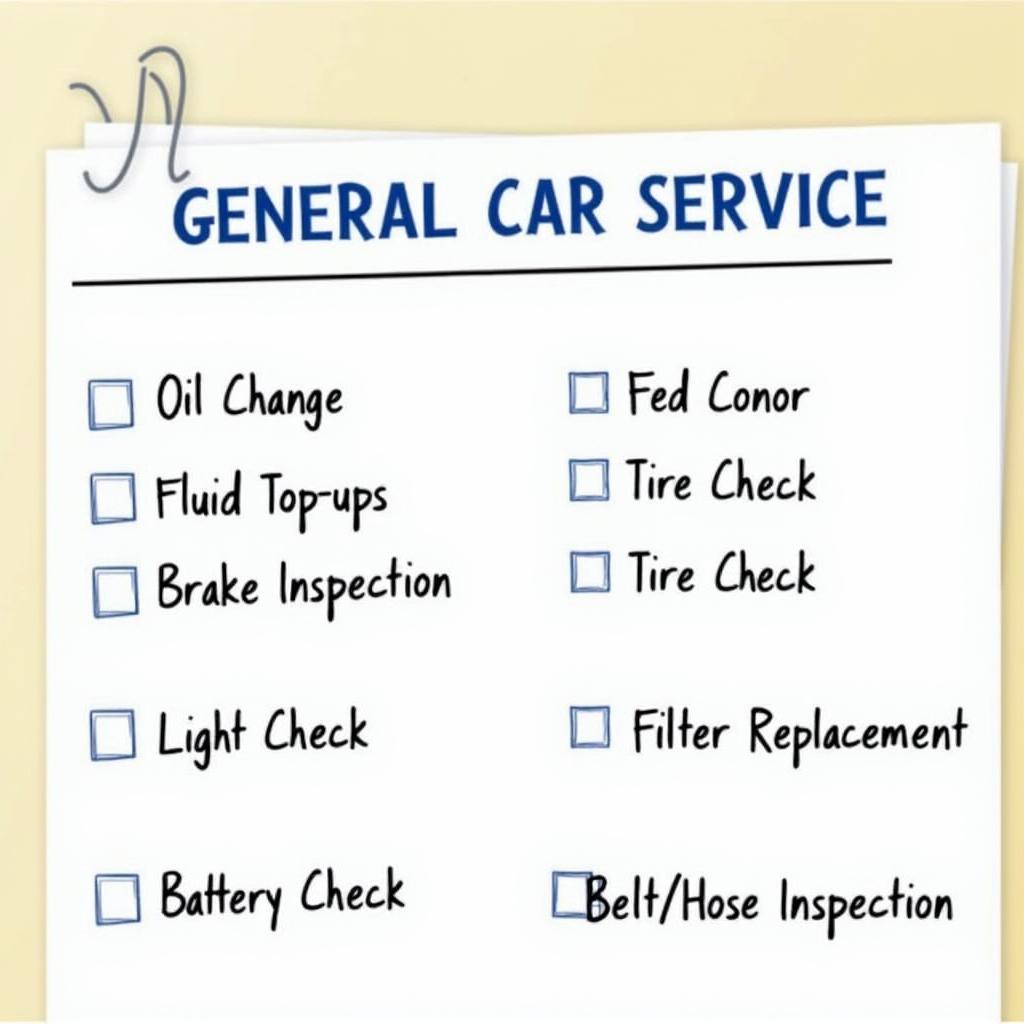 General Service Car Description: Understanding Your Vehicle’s Needs